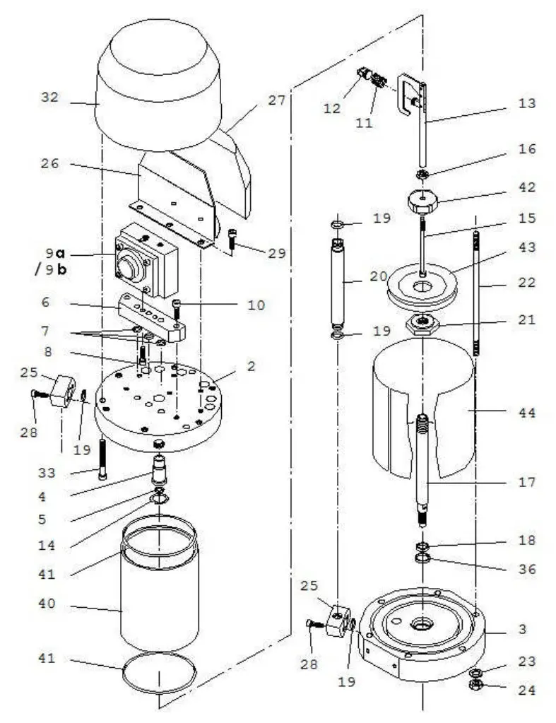 Sames 046-180-006 Protective Cover For Air Motor Units 1