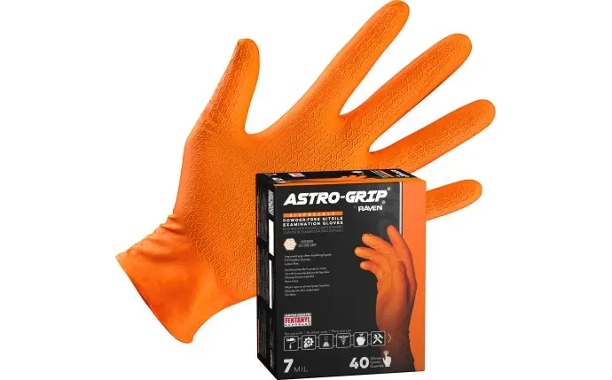 Sas Astro-Grip® 7 Mil Nitrile Exam Gloves – Powder-Free 2