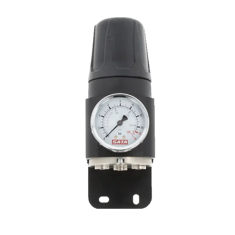 Sata 1101667 Pressure Regulator & Gauge Combo – Designed For 520 Series, Includes Wall Mount 1
