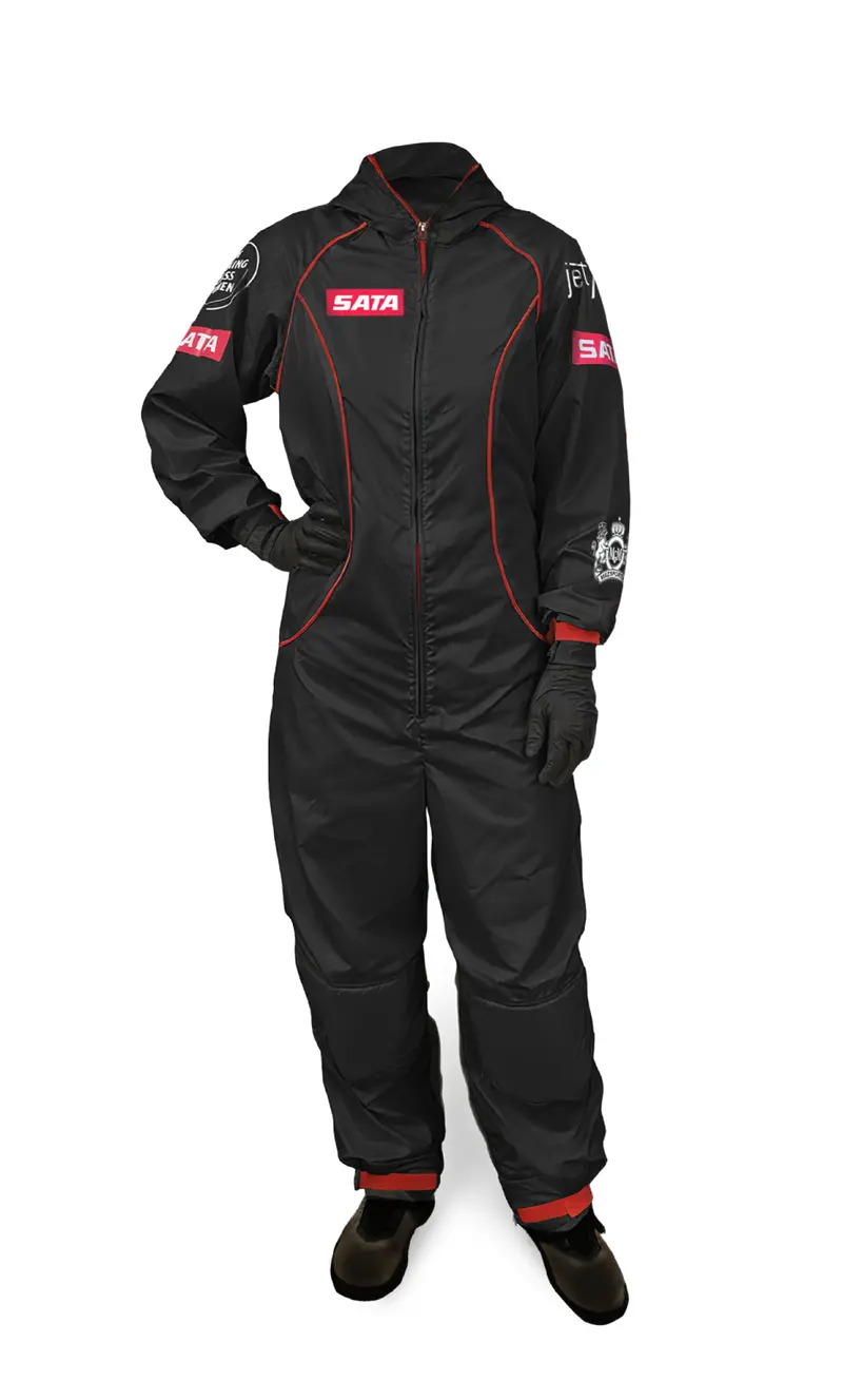Sata Ladies Pro Reusable Paint Suit – Black (Pre-Order) 1