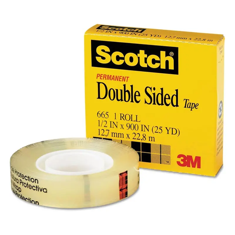 Scotch Brand Double-Sided Adhesive Tape – Clear, Permanent Bond 1