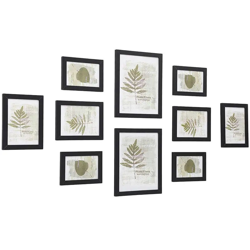 Set Of 6 Wooden Photo Frames – Mix Of Sizes And Finishes 1