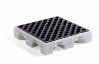 Single-Drum Poly Drip Deck – 26" W × 26" D × 5.75" H, 11-Gallon Sump 1