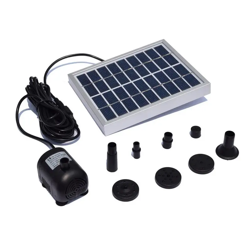 Solar-Powered Water Fountain Kit For Ponds And Outdoor Decor 1