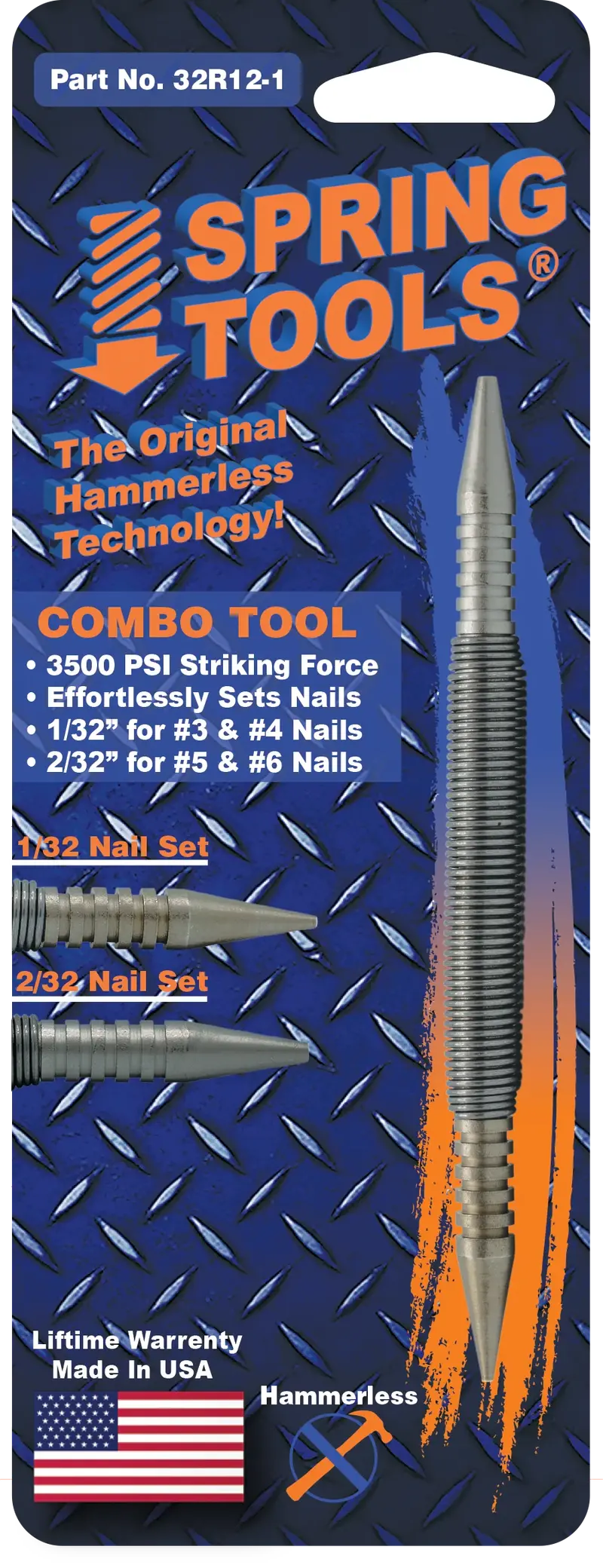Spring Tools 32R12-1 Dual-Size Precision Combo Tool (1/32" & 2/32") 1