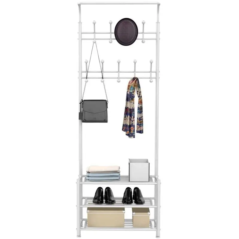 Sturdy Freestanding Clothing Rack For Garments 1