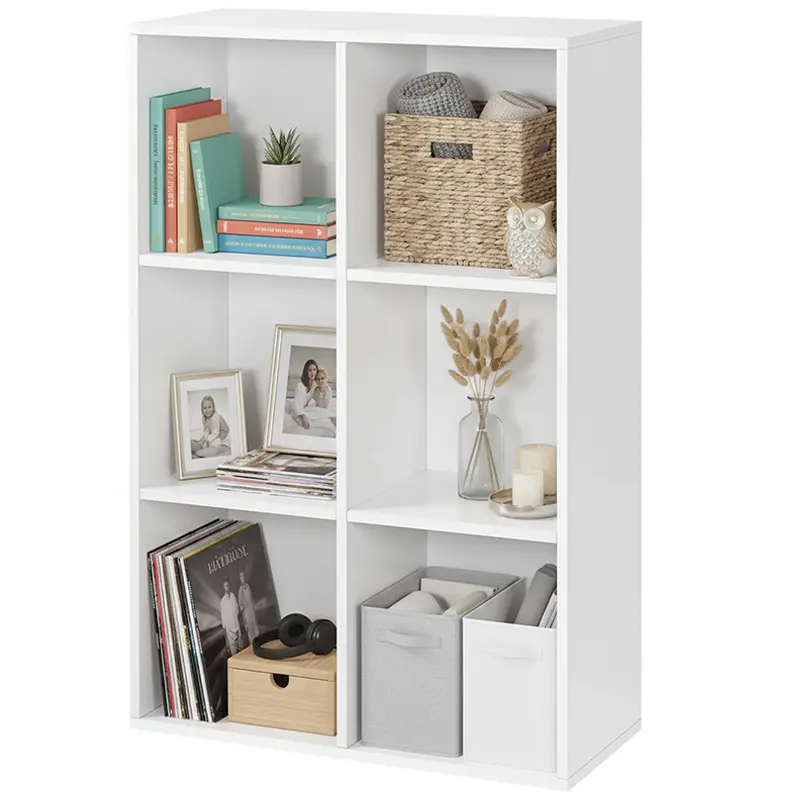 Stylish Modular Bookcase Organizer For Living Spaces And Offices 1