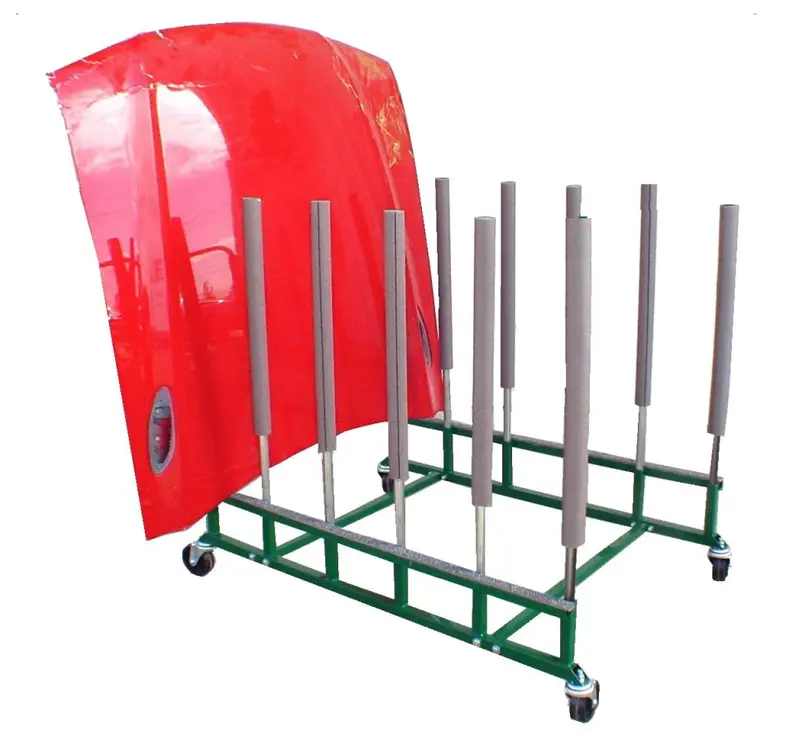 Total Finishing Hood Handling Cart With Adjustable Support Arms 1