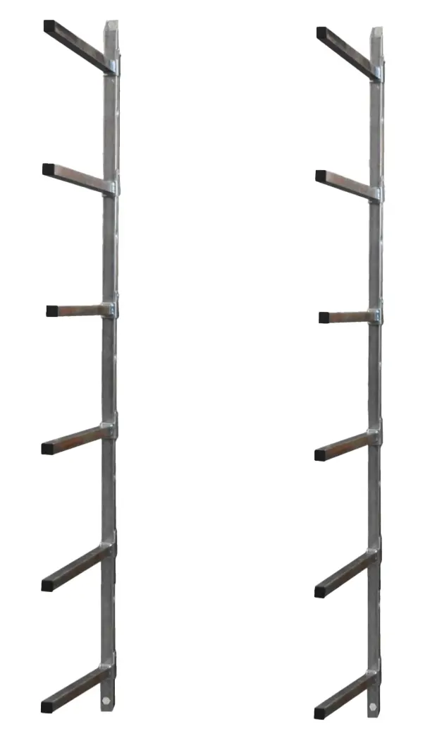 Total Finishing Wall-Mounted Bumper Rack For Space-Saving Storage 2