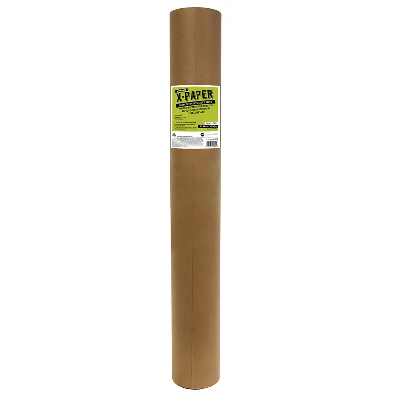 Trimaco X-Paper® Heavy-Duty Flooring Protection Paper – Tear-Resistant Kraft Paper 1