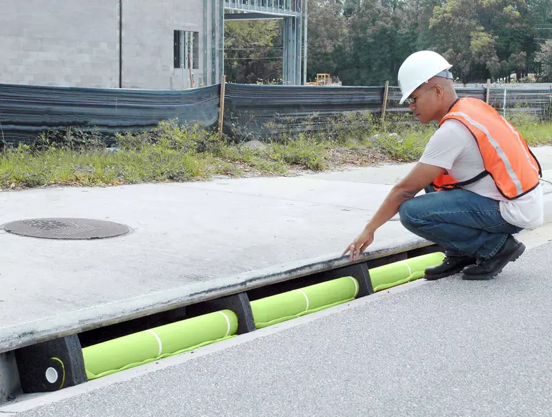 Ultratech Ultra-Curb Guard Plus Street Drainage Barrier 1