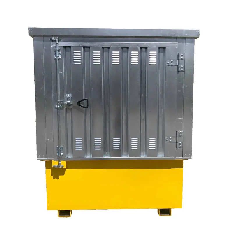 Ultratech Ultra-Ibc Hard Top – Single-Ibc Steel Protective Cover 1