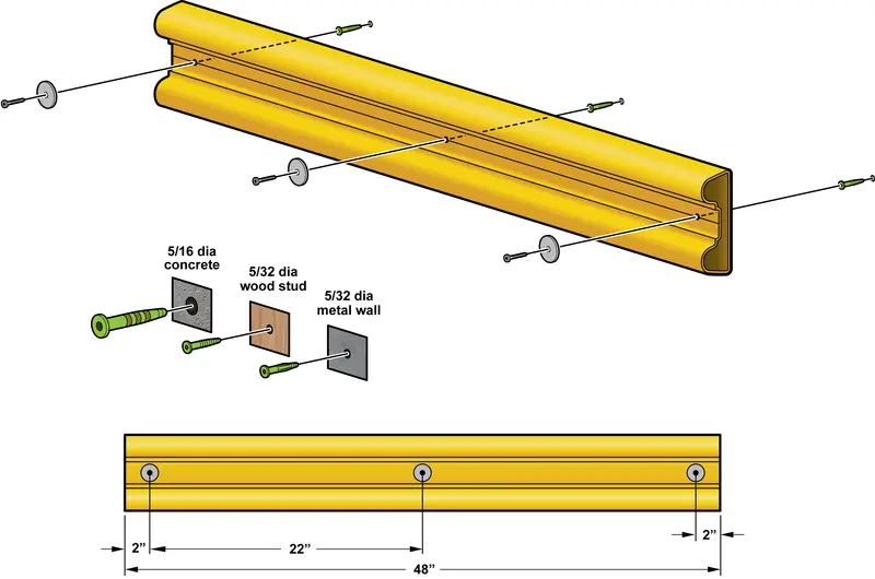 Ultratech Ultra-Wall Protector – Floor-To-Ceiling Wall Shield 1