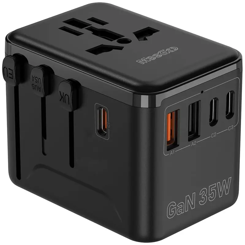Universal Travel Plug Adapter – Multi-Standard Voltage Converter For Global Use 1