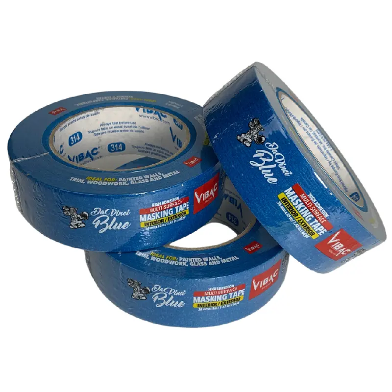 Vibac Painter'S Tape – Indoor/Outdoor, 36 Mm × 55 M, 3-Roll Pack 1
