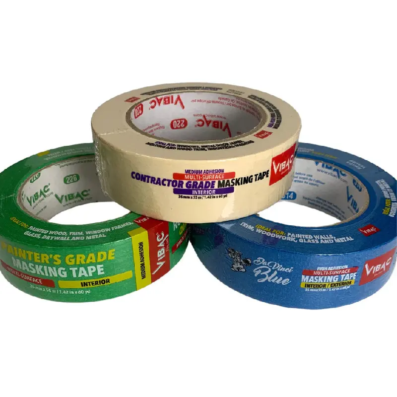 Vibac® Premium Painter’S Tape Variety Pack – 3-Roll Assortment 1