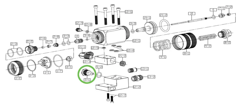 Viper-X Pattern Adjustment Seal Retainer Screw 1