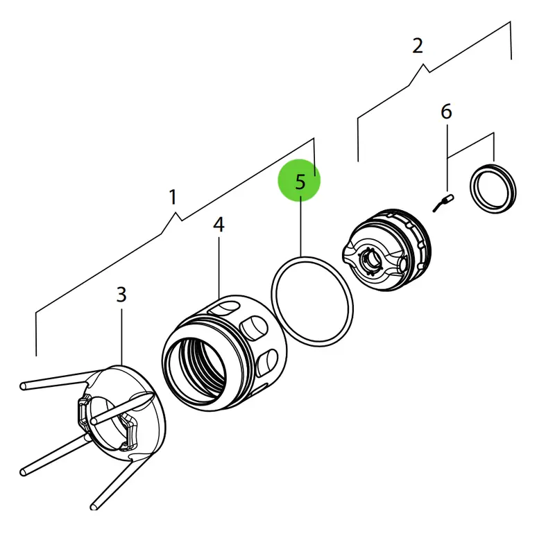 Wagner 2311217 Covered O-Ring Seal 1