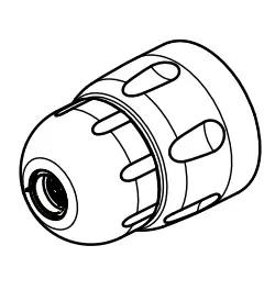 Wagner Acr 5000 Round Jet Nozzle Adapter 1
