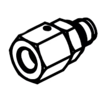 Wagner Sf-Fm-G1/4-G1/4 High-Pressure Fitting – 530 Bar, Stainless Steel 1