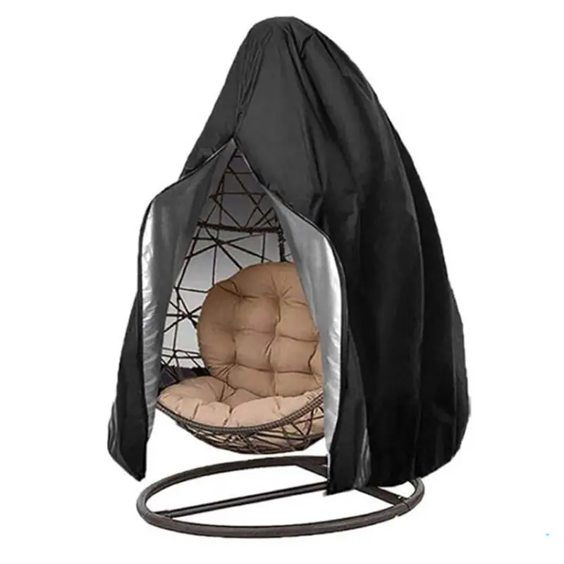 Weather-Resistant Patio Egg Chair Cover – Zippered Fit For Hanging Swing Seats 1