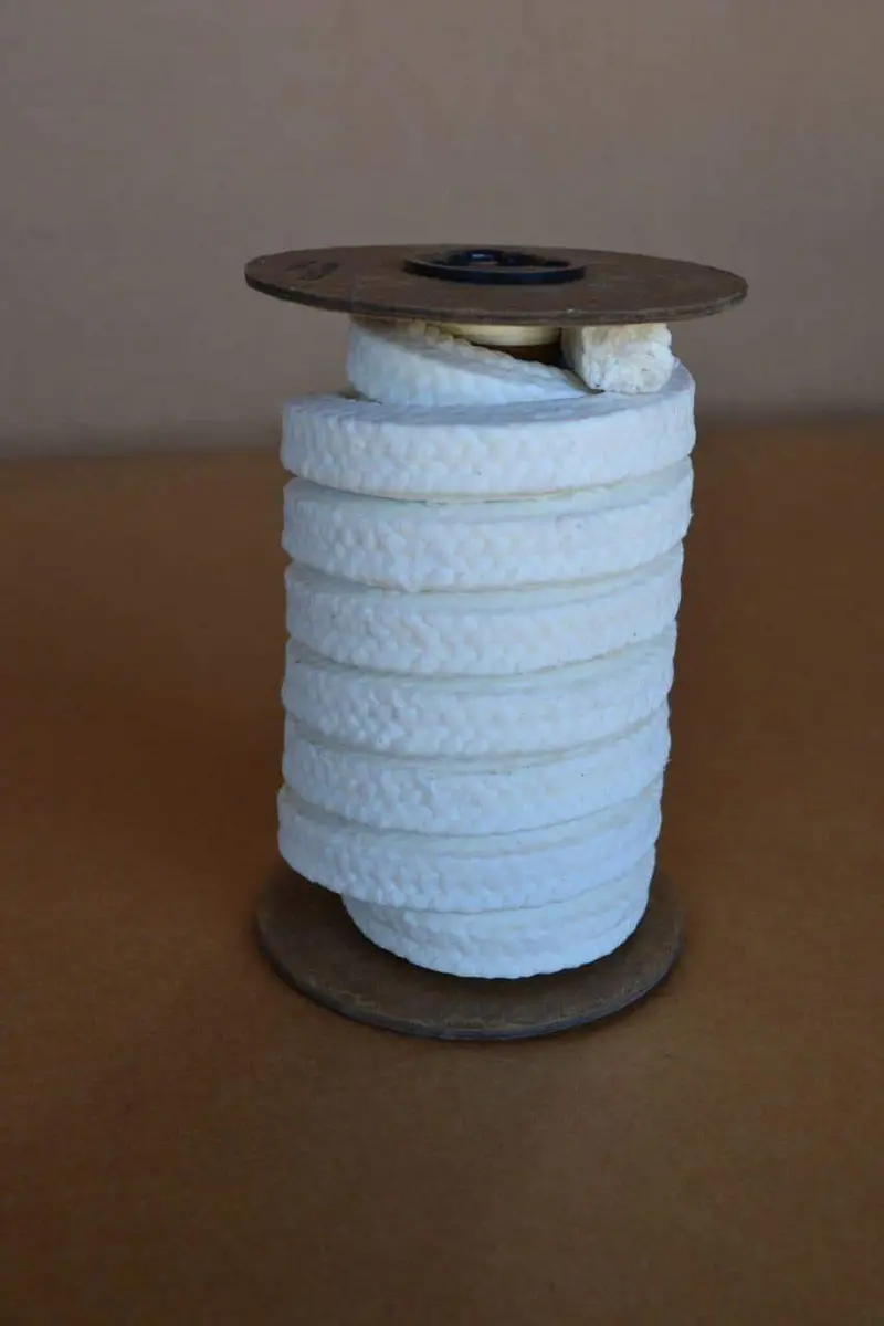 White Vacuum Assist Seal – Rope-Type With Teflon Coating 1