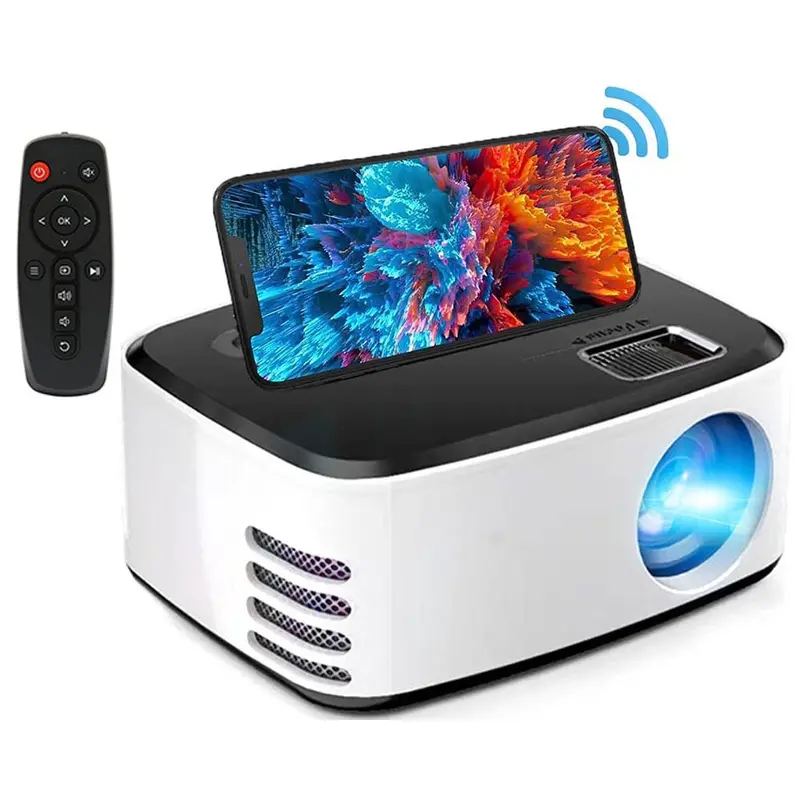 Wireless Hd 1080P Portable Projector With Built-In Wifi 1