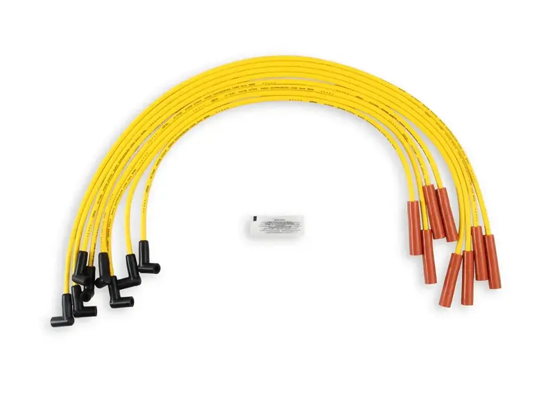 Accel Super Stock Spark Plug Wire Set – 8Mm Graphite Core, Yellow, Custom Fit (4071) 1