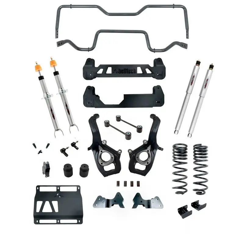Belltech 6-9 Inch Lift Kit With Front And Rear Trail Performance Struts And Shocks 1