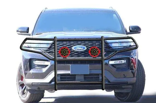 Black Horse Off-Road 17Fj31Ma-Plr Steel Modular Front Bumper 1