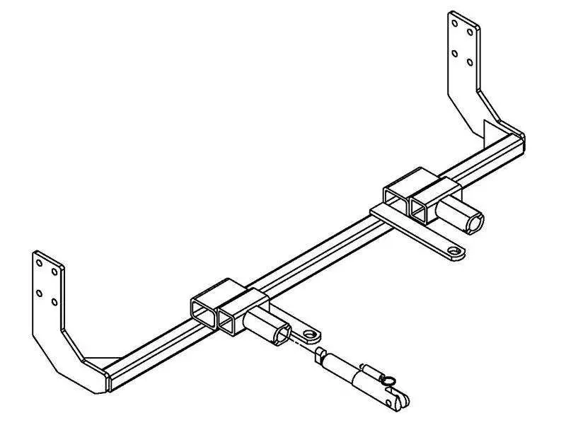 Blue Ox Bx1671 Heavy-Duty Tow Bar Base Plate With Removable Attachment Tabs 1