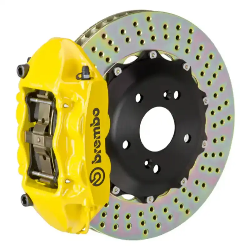 Brembo Rear Gt Big Brake Kit For Honda S2000 (1999–2005) – 328X28Mm Drilled Two-Piece Rotors & 4-Piston Calipers 1