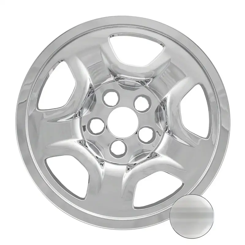 Coast To Coast Iwcimp97X – Set Of 4 Chrome-Plated 16-Inch 5-Spoke Plastic Wheels 1