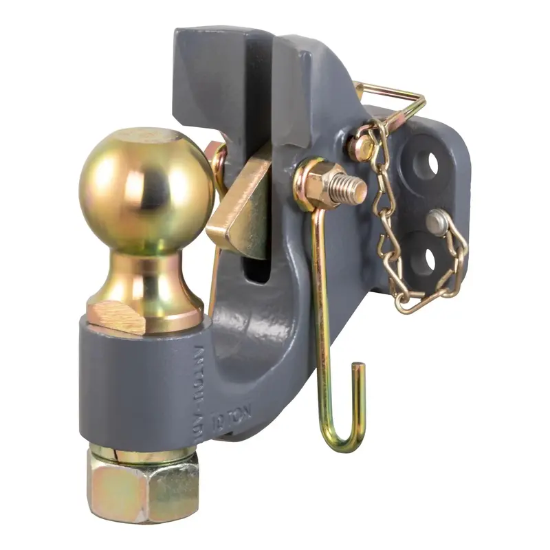 Curt 48410 Securelatch Ball And Pintle Hitch – 2-5/16" Ball, 20,000 Lb Capacity 1