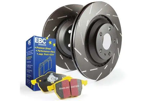 Ebc Brakes S9Kf1499 Slotted Brake Rotors – Noise-Reducing Narrow Slot Design 1