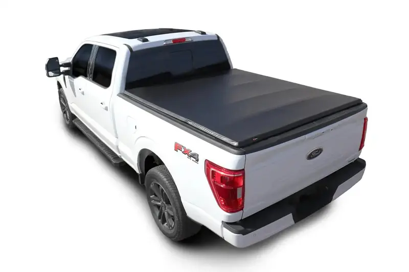 Enthuze Actent103 Soft Tri-Fold Tonneau Cover – No-Cargo-Channel Design 1