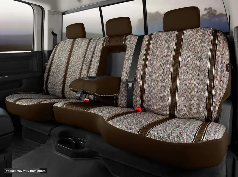 Fia Tr40 Series Custom Rear Seat Cover — Brown Tweed Fit For Jeep Wrangler 1