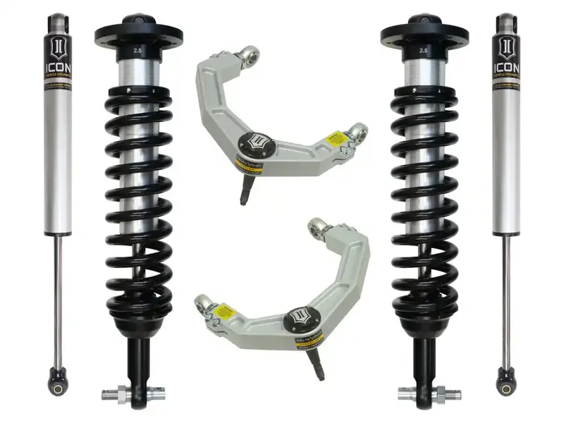 Icon Stage 2 Suspension System Frdk_K93082 – 0–2.63" Lift For 2015–2020 Ford F-150 4Wd With Billet Upper Control Arms 1