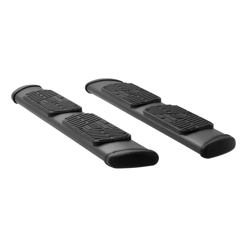 Luverne Regal 7 Black Stainless Steel Oval Side Steps For Toyota Tundra 1