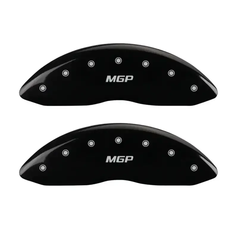 Mgp Engraved Front Caliper Covers – Black Finish With Silver Accent Lettering 1