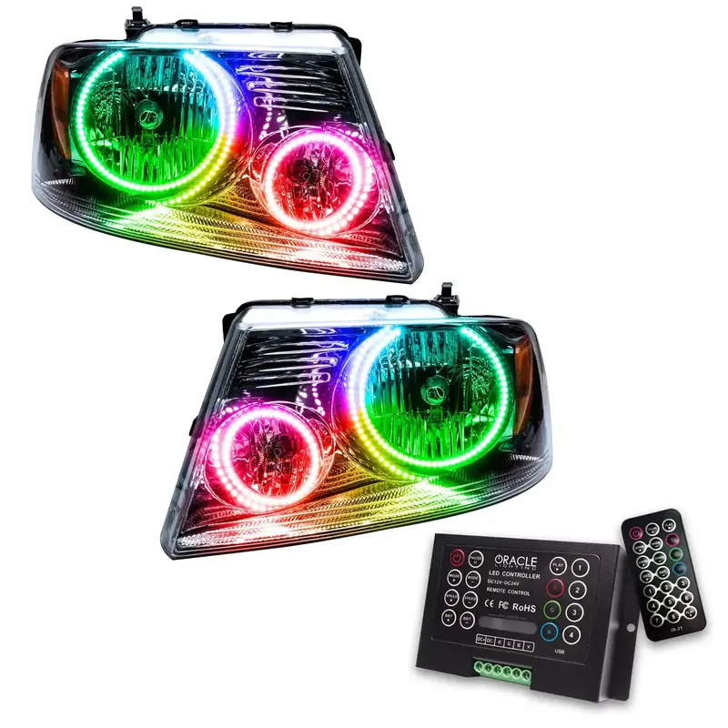 Oracle Lighting 7043-333 Colorshift 2.0 Smd Headlights – Pre-Assembled Rgbw Smart Led System 1