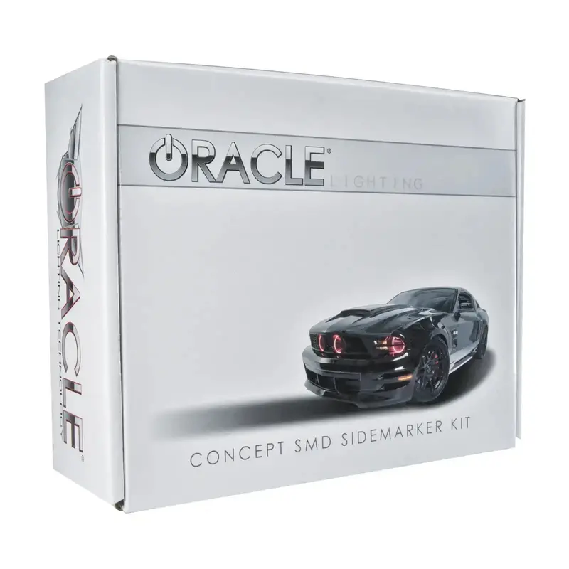 Oracle Lighting Ux Series Sidemarker Kit – Clear Lens With Ingot Silver Metallic Housing 1