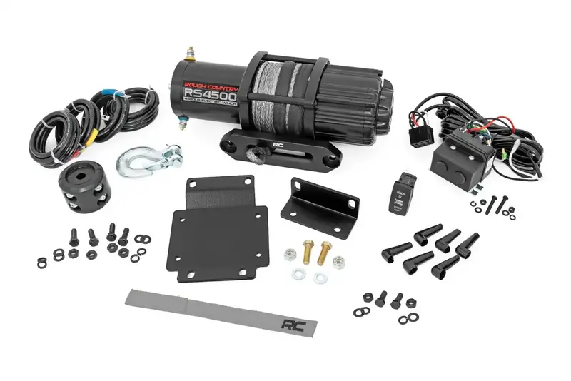 Rough Country 92069 Winch Mounting Plate Kit Compatible With Rs4500S Winches 1