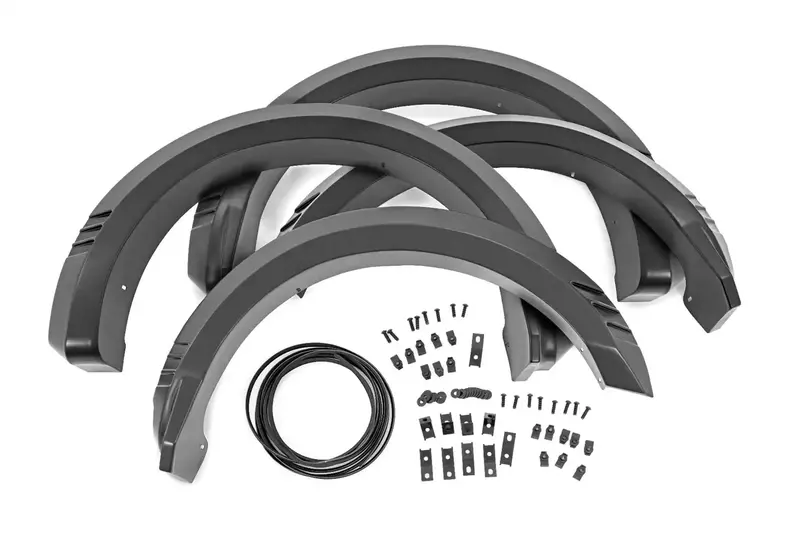 Rough Country F-F320210-Ux Fender Flares – Sf1 Style In Ingot Silver Metallic 1