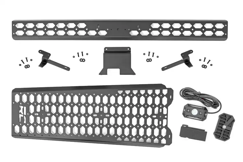 Rough Country Molle Panel Mounting System – Overhead Configuration Without Dome Light 1