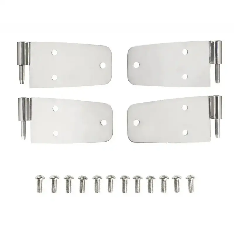 Smittybilt Stainless Steel Door Hinge Kit – Full-Door Replacement, Set Of 4 (Model 7420) 1