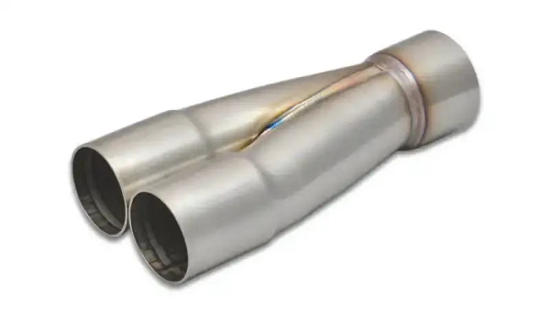 Vibrant Performance 2-In-1 Stainless Steel Exhaust Merge Collector – 1.625" Inlet, 2" Slip-Over Outlet (Sold Separately) 1